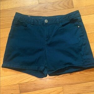 LC Lauren Conrad Dark Teal Denim Shorts